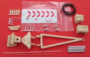 KFS 1/24 模組互換式拖板尾車 拉桿模組 (TQ1